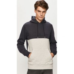 Quiksilver - Bluza. Czarne bluzy męskie Quiksilver, s, z aplikacjami, z bawełny, z kapturem, bez rękawów, z kapturem. Za 279,90 zł.