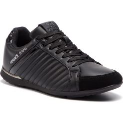 Sneakersy VERSACE JEANS - E0YTBSB5 70986 899. Czarne sneakersy męskie Versace Jeans, na co dzień, bez wzorów, z jeansu, klasyczne, bez zapięcia. W wyprzedaży za 369,00 zł.