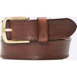 Paski męskie: Wrangler – Pasek skórzany Refined Perforate