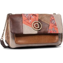 Torebka DESIGUAL - 20SAXPBE 6000. Pomarańczowe listonoszki damskie Desigual, na imprezę, bez wzorów, ze skóry ekologicznej, bez dodatków. W wyprzedaży za 239,00 zł.