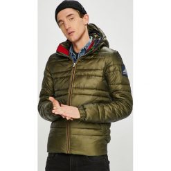 Scotch & Soda - Kurtka. Szare kurtki męskie pikowane marki Scotch & Soda, l, z nadrukiem, z bawełny, z kapturem. Za 859,90 zł.