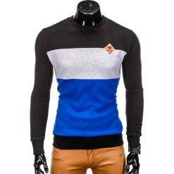Bluzy męskie: BLUZA MĘSKA BEZ KAPTURA B701 – CZARNA