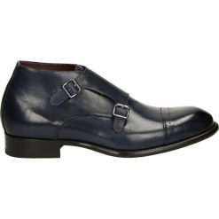 Botki męskie - BT13 BAS NAVY. Niebieskie bez kategorii Venezia, ze skóry. Za 699,00 zł.