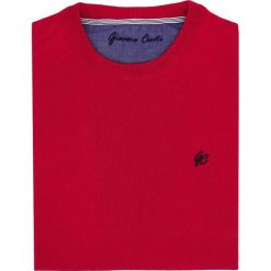 Sweter PIETRO SWTNGxx-0013SP. Czerwone swetry męskie Giacomo Conti, m, bez wzorów, bez kołnierzyka, bez kaptura. Za 199,00 zł.
