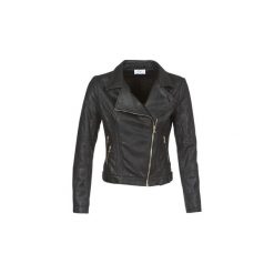 Kurtki skórzane Betty London JOLIVE. Czarne kurtki damskie Betty London, s, bez wzorów, bez kaptura. Za 219,00 zł.