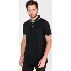 Trussardi Jeans Polo Koszulka Czarny. Czarne podkoszulki męskie Trussardi Jeans, m, bez wzorów, z bawełny, bez rękawów. Za 347,95 zł.