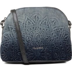 Torebka DESIGUAL - 20SAXA49 5008. Niebieskie listonoszki damskie Desigual, bez wzorów, z materiału, wizytowe, bez dodatków. W wyprzedaży za 189,00 zł.