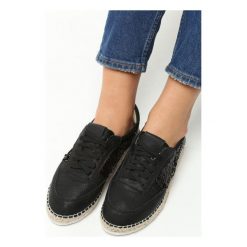 Espadryle damskie: Czarne Espadryle Teres