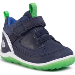 Sneakersy ECCO - Biom Mini Shoe 75392150769 Night Sky/Night Sky. Niebieskie trampki chłopięce ecco, bez wzorów, ze skóry, na rzepy. W wyprzedaży za 229,00 zł.