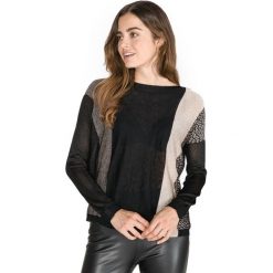 Liu Jo Sweter Czarny. Czarne bluzy damskie Liu Jo, xs, w paski, z poliesteru, bez rękawów, bez kaptura. Za 893,95 zł.