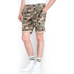 Jack & Jones Enzo Szorty Zielony Brązowy. Pomarańczowe spodenki i szorty męskie Jack & Jones, l, bez wzorów, z elastanu. Za 156,95 zł.