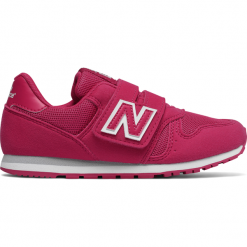New Balance KV373NKY. Czerwone buciki niemowlęce dziewczęce marki New Balance, na lato, z materiału. W wyprzedaży za 119,99 zł.