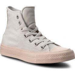Trampki CONVERSE - Ctas II Hi 155723C Buff/Barely Orange. Brązowe półbuty damskie Converse, bez wzorów, z gumy, bez zapięcia. W wyprzedaży za 229,00 zł.