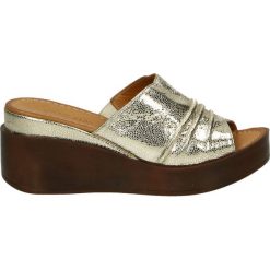 Klapki damskie: Klapki - 501376 GOLD