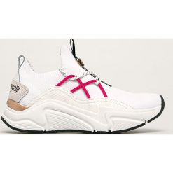 Roberto Cavalli Sport - Buty. Białe buty sportowe damskie Roberto Cavalli Sport, ze skóry. W wyprzedaży za 679,90 zł.