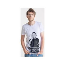 T-shirty męskie: BUKOWSKI – t-shirt męski biały