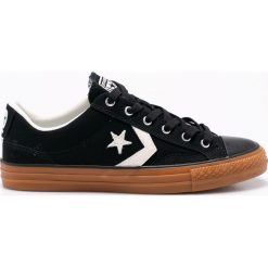 Converse - Tenisówki. Czarne tenisówki męskie marki Converse, z gumy, na sznurówki. W wyprzedaży za 169,90 zł.