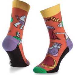 Skarpetki męskie: Skarpety Wysokie Unisex HAPPY SOCKS – BEA01-2000 Kolorowy Pomarańczowy