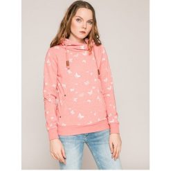 Haily's - Bluza. Różowe bluzy damskie z kieszeniami marki Haily's, s, z bawełny, z kapturem. W wyprzedaży za 59,90 zł.