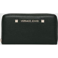 Versace Jeans - Portfel. Czarne portfele damskie Versace Jeans, bez wzorów, z jeansu. Za 389,90 zł.