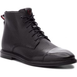 Kozaki STRELLSON - New Harley 4010002492 Black 900. Czarne buty zimowe męskie marki Strellson, z materiału. Za 599,00 zł.