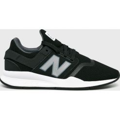 New Balance - Buty. Czarne buty sportowe męskie marki New Balance, z gumy, na sznurówki. Za 369,90 zł.