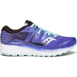 Buty Saucony Ride ISO Shoes W Niebiesko-Fioletowe. Niebieskie buty sportowe damskie Saucony, bez wzorów, z gumy, biznesowe, do biegania. Za 349,99 zł.