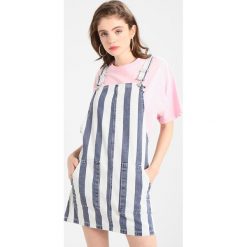 Spódniczki jeansowe: Topshop STRIPE PINI Spódnica jeansowa ecru