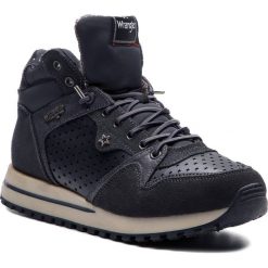 Sneakersy WRANGLER - Beyond Star Mid WL182642 Anthracite 96. Szare półbuty damskie Wrangler, z zamszu. W wyprzedaży za 239,00 zł.