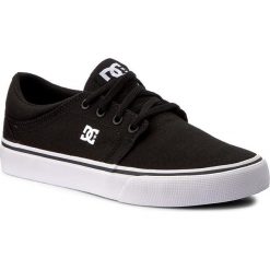 Tenisówki DC - Trase Tx ADYS300126 Black/White (BKW). Czarne półbuty damskie DC, bez wzorów, z gumy, sportowe, bez zapięcia. Za 249,00 zł.