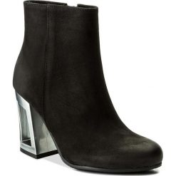 Buty zimowe damskie: Botki R.POLAŃSKI – 0894 Czarny Nubuk