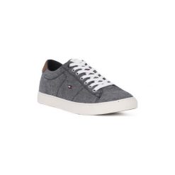Buty Tommy Hilfiger 990 TEXTILE. Czarne trampki męskie TOMMY HILFIGER, bez wzorów, bez zapięcia. Za 260,93 zł.