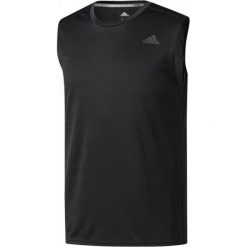 Koszulki sportowe męskie: Adidas Koszulka męska Response Sleeveless Tee czarna r. M