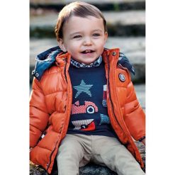Mayoral - Kurtka dziecięca 74-98 cm. Czerwone kurtki chłopięce Mayoral, z elastanu, krótkie. Za 185,90 zł.