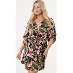 Czarna Sukienka Agency. Czarne sukienki damskie Born2be, xl, w paski, bez kołnierzyka, bez rękawów, mini. Za 49,99 zł.