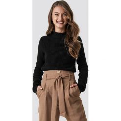 NA-KD Sweter z długim rękawem - Black. Czarne swetry klasyczne damskie marki NA-KD, z dzianiny. Za 161,95 zł.