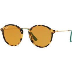 Ray-Ban - Okulary. Żółte okulary przeciwsłoneczne damskie marki Ray-Ban, okrągłe. Za 739,90 zł.