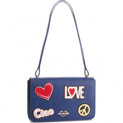 Torebka LOVE MOSCHINO - JC4083PP17LJ0750 Blu. Niebieskie torebki klasyczne damskie Love Moschino, ze skóry ekologicznej. Za 909,00 zł.