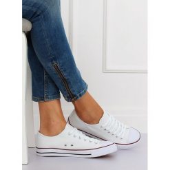 Trampki damskie klasyczne białe XL03 WHITE. Białe trampki i tenisówki damskie obuwie damskie, z tkaniny. Za 43,61 zł.