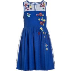 Sukienki dziewczęce z falbanami: Friboo Sukienka koktajlowa blue butterfly