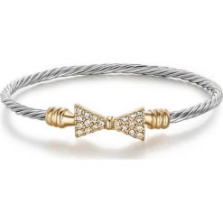Bransoletki damskie: Bransoletka „Bowpeep Cable” z kryształkami Swarovski