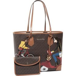 Torebka MICHAEL MICHAEL KORS - Eva 30H9GV0T4O Brown Multi. Pomarańczowe torebki klasyczne damskie MICHAEL Michael Kors, bez wzorów, ze skóry ekologicznej, klasyczne, bez dodatków. Za 1179,00 zł.