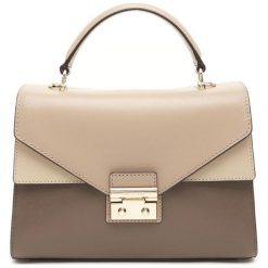 Michael Kors Torebka Brązowa. Pomarańczowe torebki klasyczne damskie marki Michael Kors, bez wzorów, ze skóry, bez dodatków. Za 1289,00 zł.