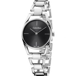 Calvin Klein Dainty Zegarek Czarny Srebrny. Szare zegarki damskie Calvin Klein, srebrne. Za 1146,95 zł.