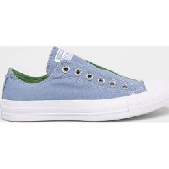 Converse - Tenisówki. Różowe trampki i tenisówki damskie Converse, bez wzorów, ze skóry, na sznurówki. W wyprzedaży za 279,90 zł.