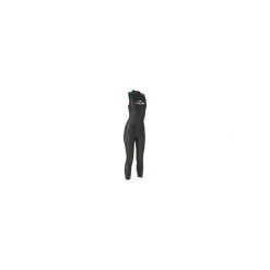 Kombinezon pływacki Openwater bez rękawów OWS 500 2/2 mm damski. Czarne kombinezony damskie NABAIJI, bez wzorów, z poliesteru, bez kołnierzyka, bez rękawów. Za 399,99 zł.