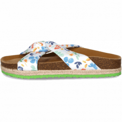 PAEZ klapki damskie Sandal Knot Flowery 37 biały. Białe klapki damskie Paez, w paski, z bawełny, bez obcasa. Za 269,00 zł.