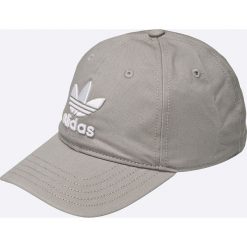 Adidas Originals - Czapka. Szare czapki damskie marki adidas Originals, z bawełny. W wyprzedaży za 59,90 zł.