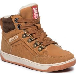 Sneakersy BIG STAR - EE374085 Lt. Brown. Pomarańczowe trampki chłopięce BIG STAR, bez wzorów, ze skóry ekologicznej, retro, bez zapięcia. Za 149,00 zł.