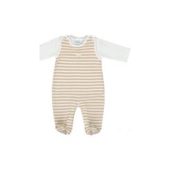 Śpiochy niemowlęce: FEETJE Baby Śpioszki Ringel natur